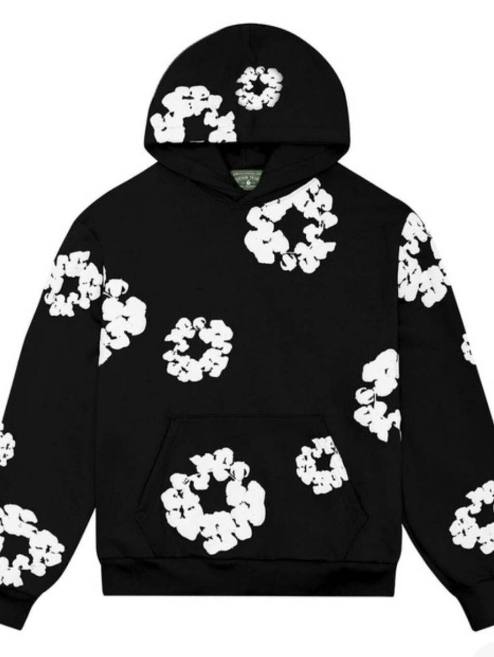 Denim Tears Cotton Wreath Hoodie Black Size XL - Like New Authentic